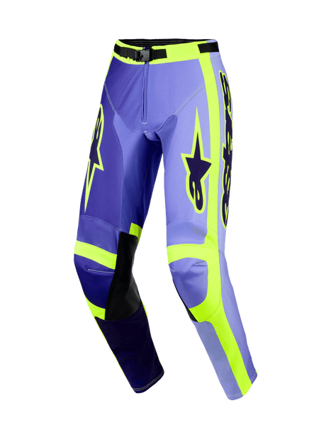 RACER PORTL PANTS - PURPLE/YELLOW FLUO Alpinestars motocross kit