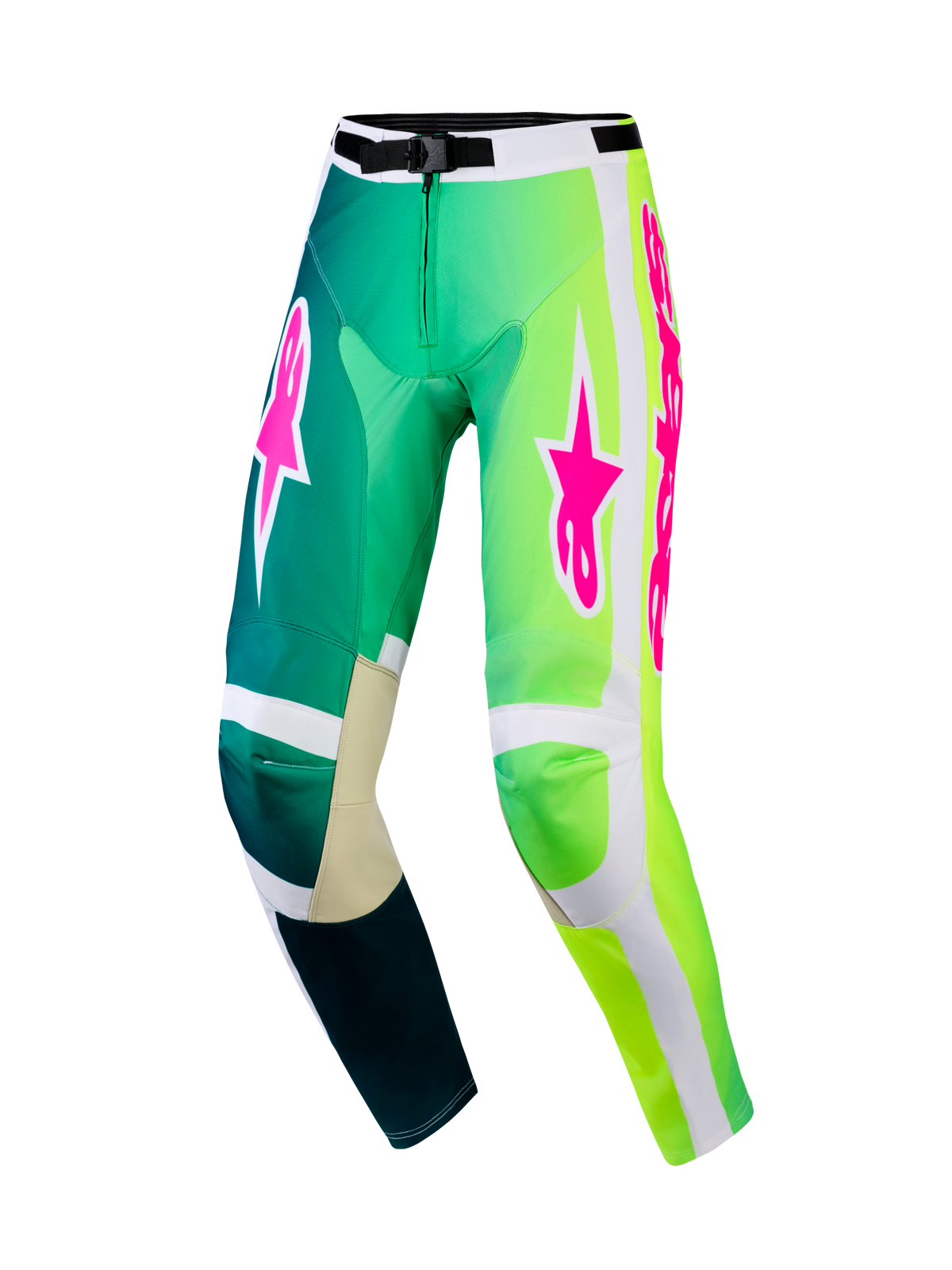 RACER PORTL PANTS - GREEN/WHITE/BLACK Alpinestars motocross kit
