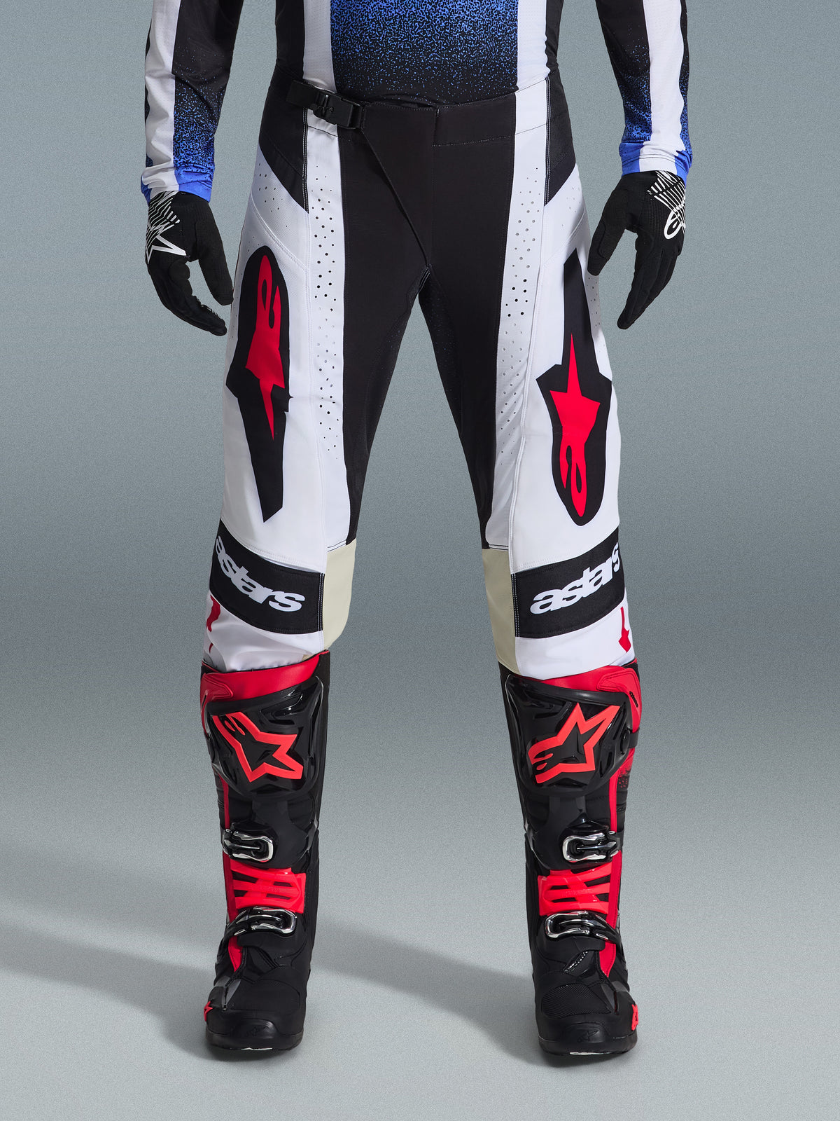 TECHSTAR KNIF PANTS - BLACK/WHITE/RED