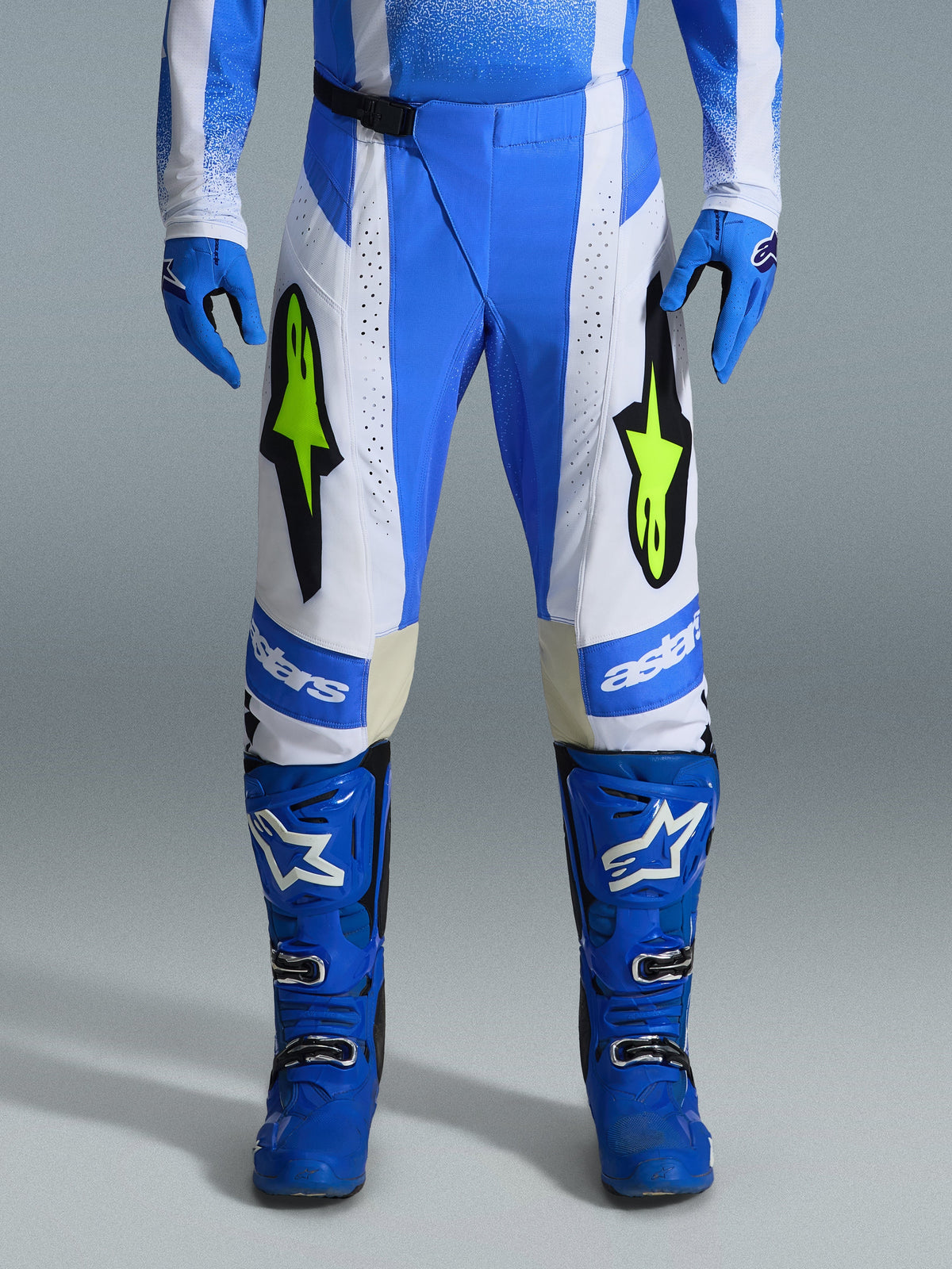 TECHSTAR KNIF PANTS - UCLA BLUE/BLACK/YELLOW FLUO
