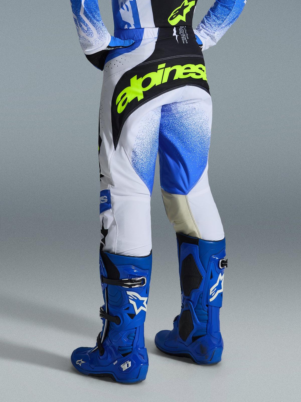 TECHSTAR KNIF PANTS - UCLA BLUE/BLACK/YELLOW FLUO