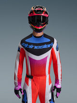 TECHSTAR KNIF JERSEY - LIGHT GRAY/ORANGE FLUO/BLACK