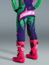 TECHSTAR NOMUR PANTS - DEEP PURPLE/GREEN/PINK FLUO