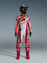 TECHSTAR NOMUR PANTS - LIGHT GRAY/RED/BLACK