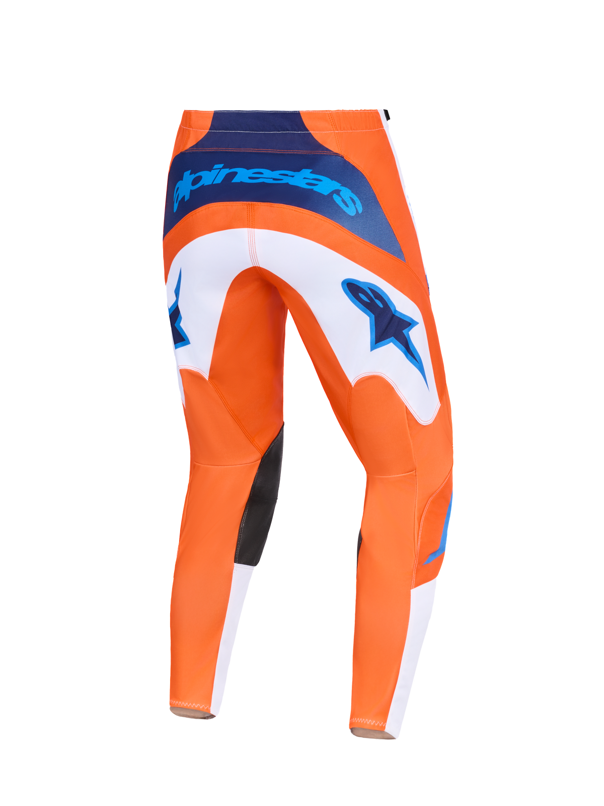 FLUID GRID PANTS - ORANGE/UCLA BLUE