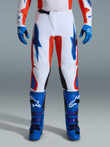 FLUID GRID PANTS - ORANGE/UCLA BLUE