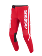FLUID APEX PANTS - RED/WHITE Alpinestars motocross kit