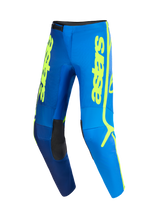FLUID APEX PANTS - BLUE/YELLOW FLUO Alpinestars motocross kit