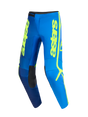 FLUID APEX PANTS - BLUE/YELLOW FLUO Alpinestars motocross kit