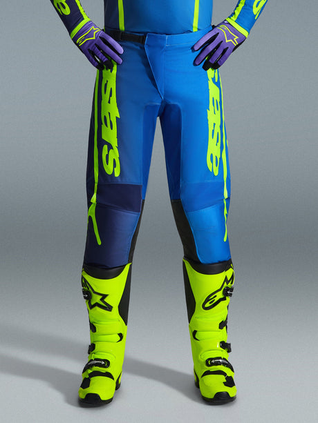 FLUID APEX PANTS - BLUE/YELLOW FLUO