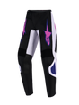 YOUTH FLUID GRID PANTS - BLACK/LIGHT GRAY/PURPLE Alpinestars motocross kit