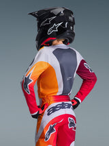 YOUTH FLUID PORTL JERSEY - RED LIGHT/GRAY/DARK GRAY