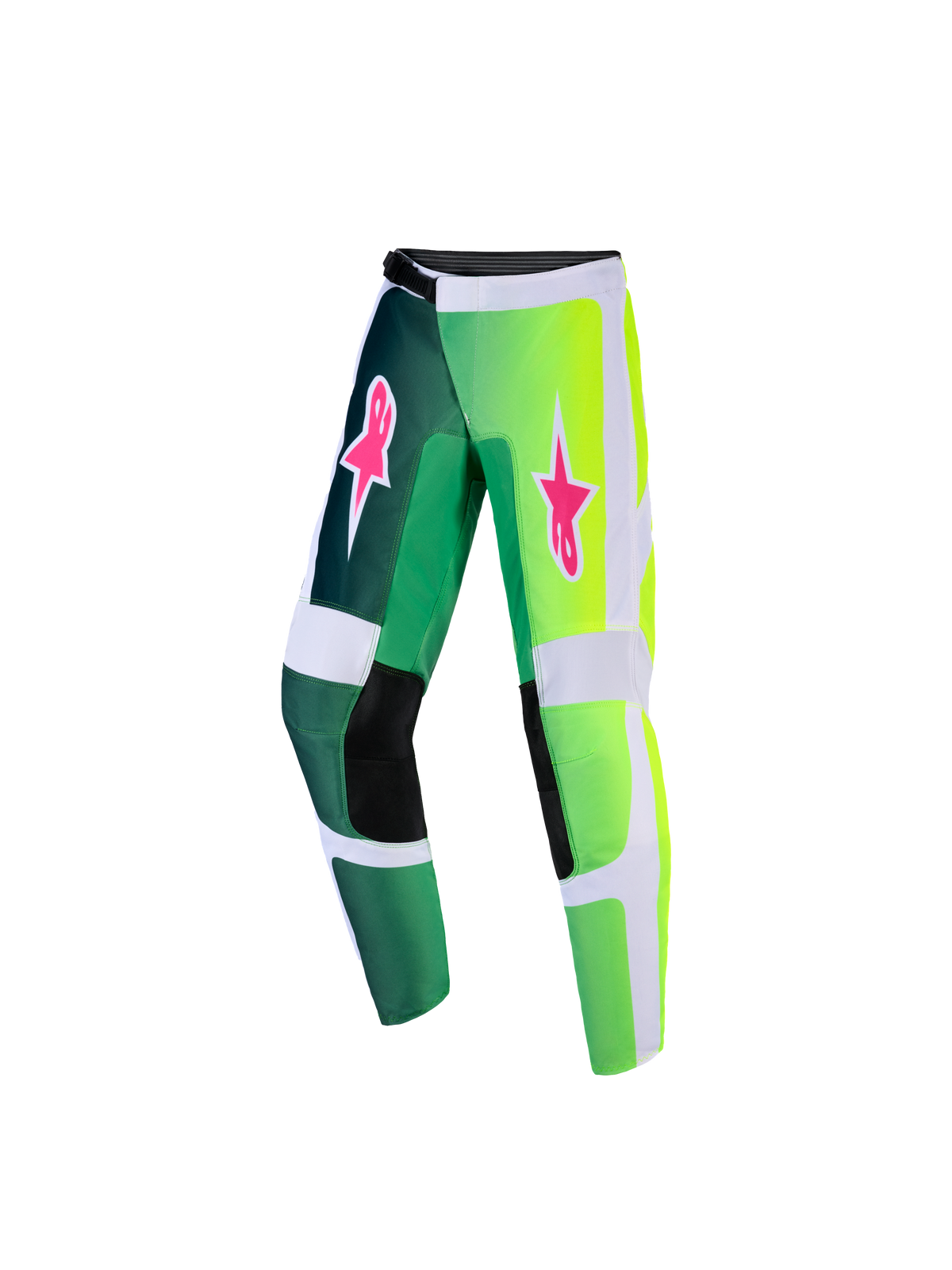 YOUTH FLUID PORTL PANTS - GREEN/WHITE/BLACK Alpinestars motocross kit