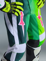 YOUTH FLUID PORTL PANTS - GREEN/WHITE/BLACK