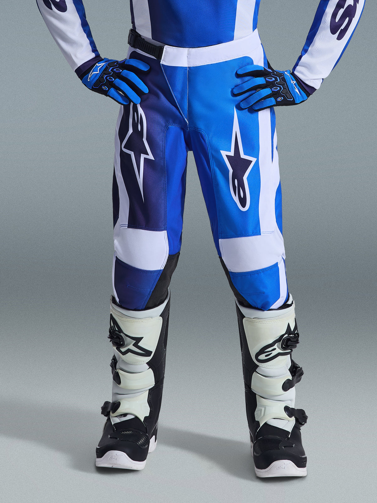 YOUTH FLUID PORTL PANTS - UCLA BLUE/WHITE