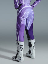 STELLA FLUID APEX PANTS - VIOLET/WHITE