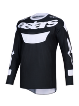 RACER AIR RIWAY JERSEY - BLACK/WHITE Alpinestars motocross kit