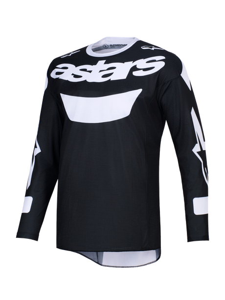 RACER AIR RIWAY JERSEY - BLACK/WHITE Alpinestars motocross kit