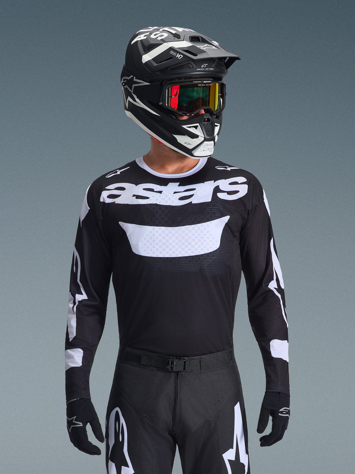 RACER AIR RIWAY JERSEY - BLACK/WHITE