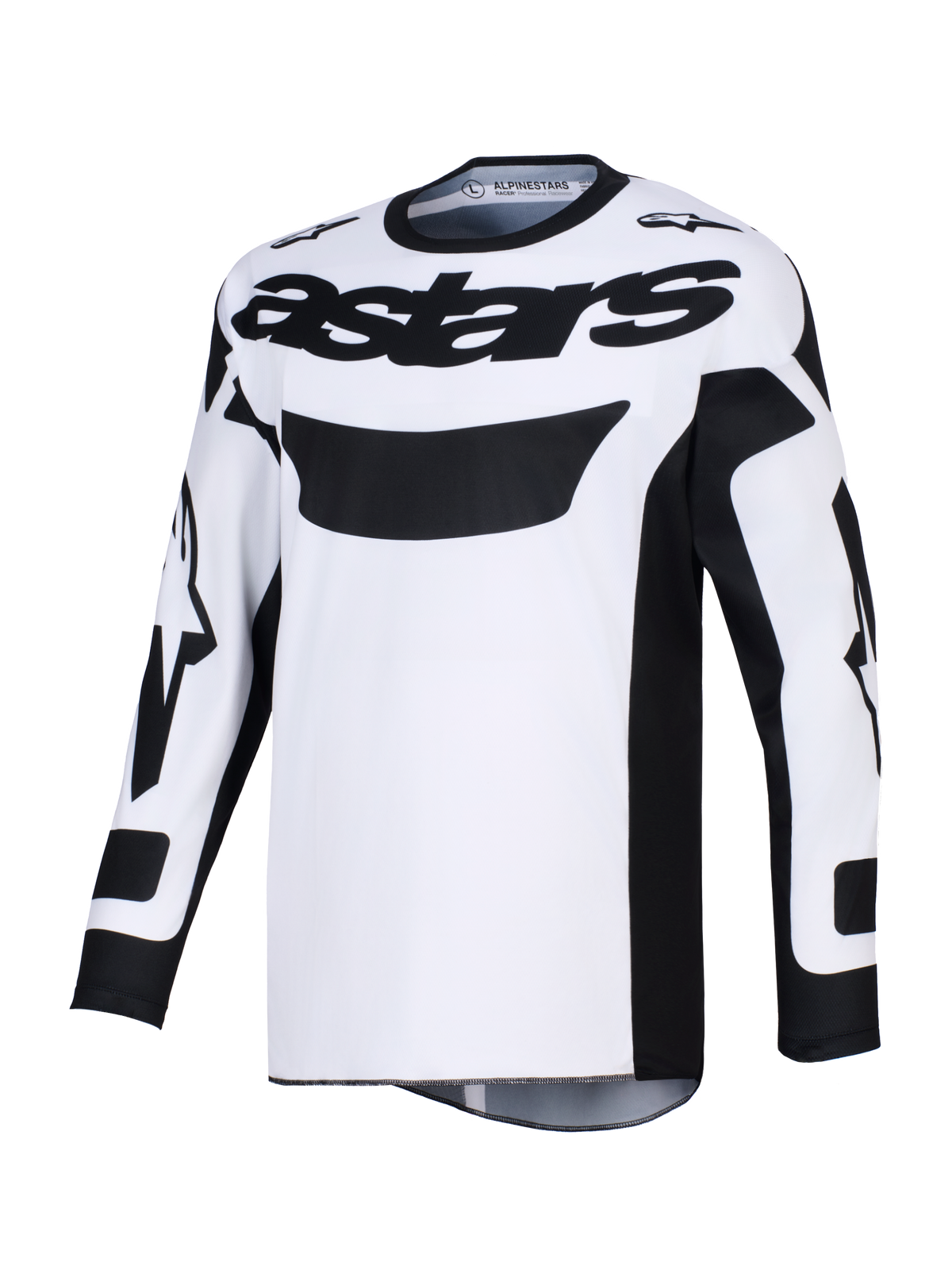 RACER RIWAY JERSEY - WHITE/BLACK Alpinestars motocross kit