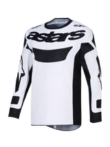 RACER RIWAY JERSEY - WHITE/BLACK Alpinestars motocross kit