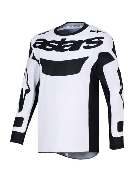 RACER RIWAY JERSEY - WHITE/BLACK Alpinestars motocross kit