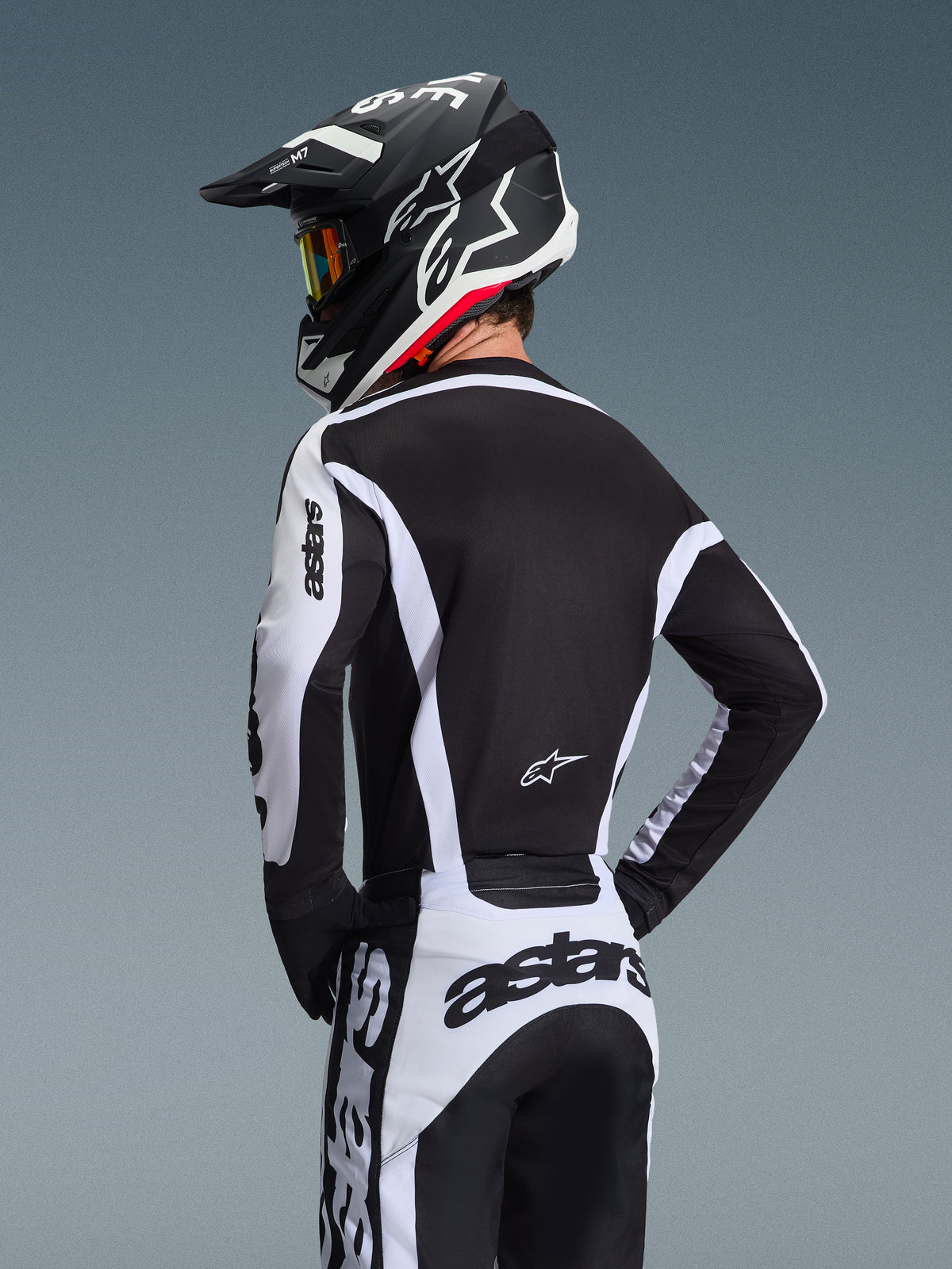 RACER RIWAY JERSEY - WHITE/BLACK