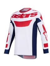 RACER RIWAY JERSEY - WHITE/BLUE/RED Alpinestars motocross kit