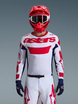 RACER RIWAY JERSEY - WHITE/BLUE/RED