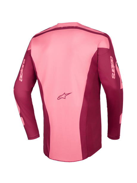 RACER RIWAY JERSEY - DARK RED/CORAL
