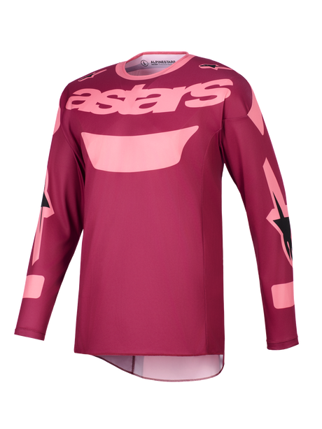 RACER RIWAY JERSEY - DARK RED/CORAL Alpinestars motocross kit