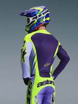 RACER PORTL JERSEY - PURPLE/YELLOW FLUO