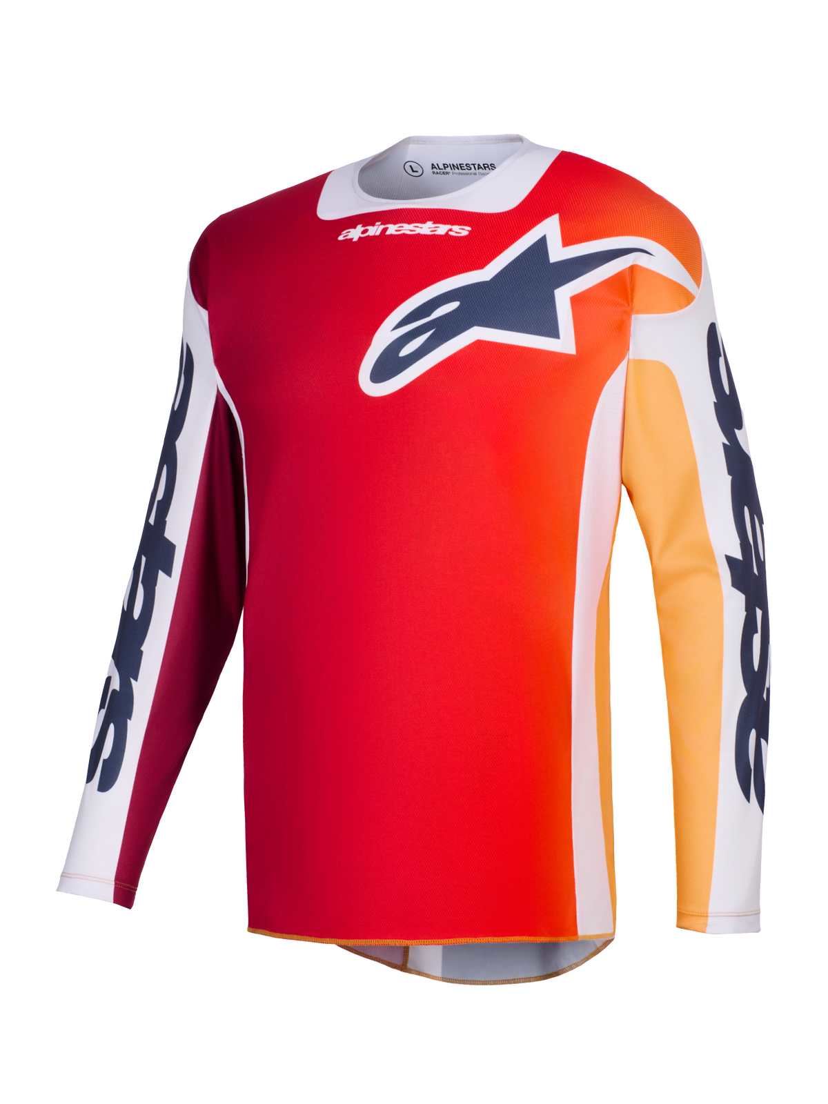 RACER PORTL JERSEY - RED LIGHT/GRAY/DARK GRAY Alpinestars motocross kit