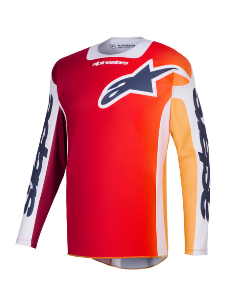 RACER PORTL JERSEY - RED LIGHT/GRAY/DARK GRAY Alpinestars motocross kit