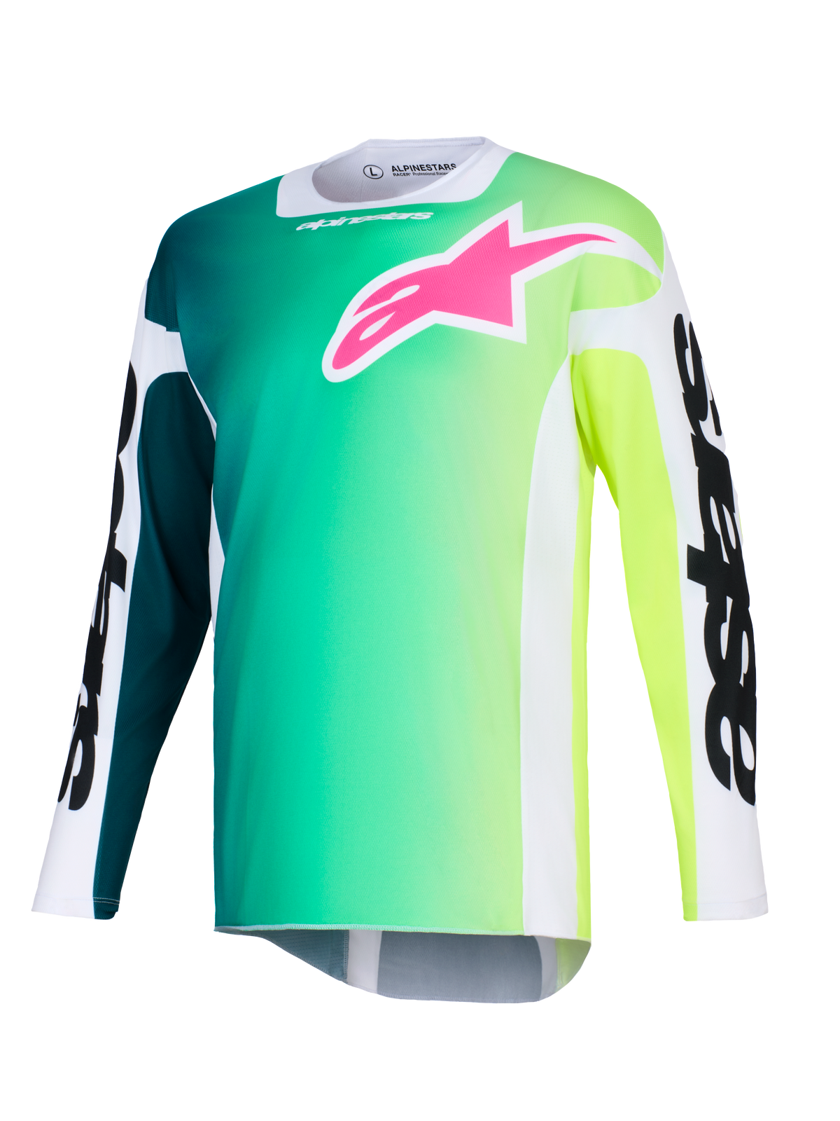 RACER PORTL JERSEY - GREEN/WHITE/BLACK Alpinestars motocross kit