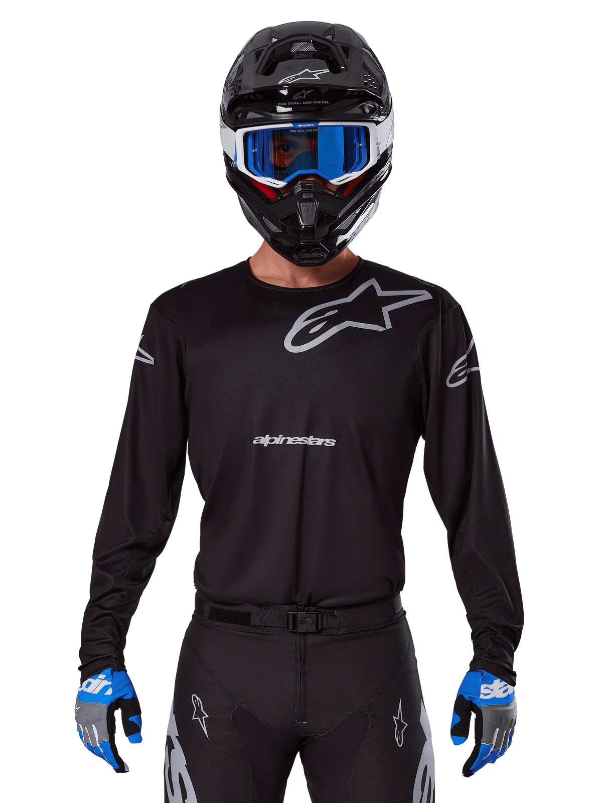 RACER GRAPHITE JERSEY - BLACK/GRAY