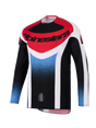 TECHSTAR KNIF JERSEY - BLACK/WHITE/RED Alpinestars motocross kit