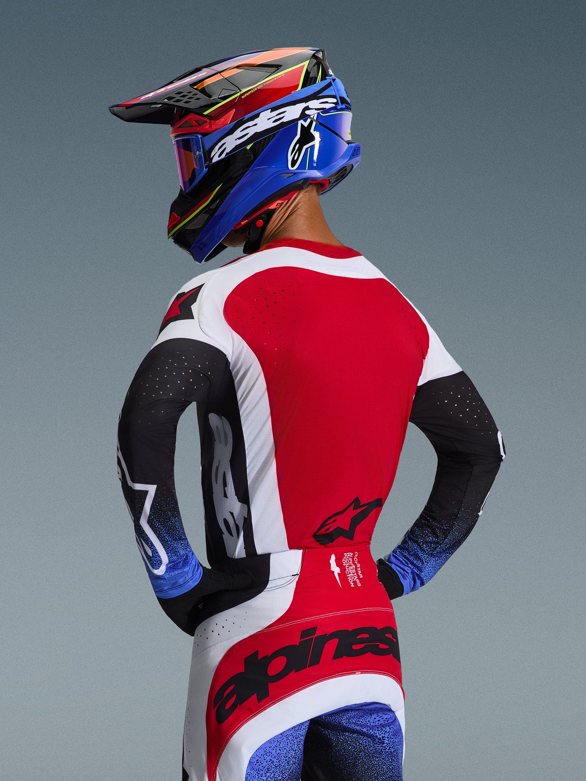 TECHSTAR KNIF JERSEY - BLACK/WHITE/RED