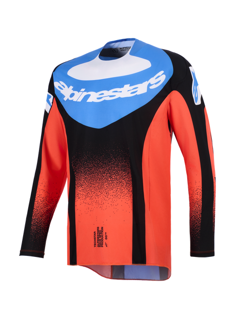 TECHSTAR KNIF JERSEY - ORANGE/BLACK/UCLA BLUE Alpinestars motocross kit