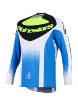 TECHSTAR KNIF JERSEY - UCLA BLUE/BLACK/YELLOW FLUO Alpinestars motocross kit