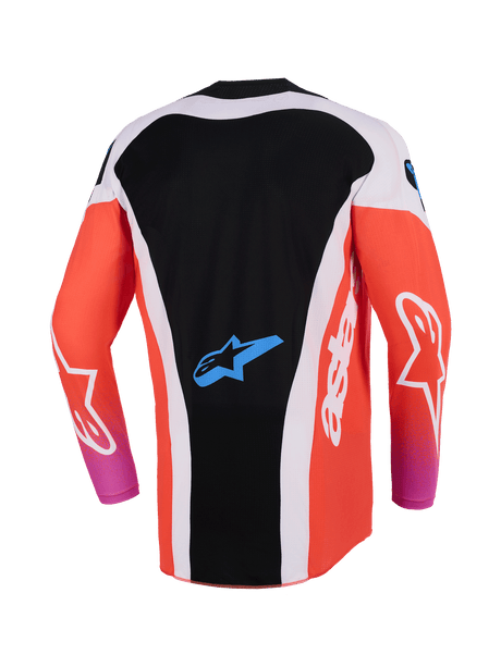 TECHSTAR KNIF JERSEY - LIGHT GRAY/ORANGE FLUO/BLACK