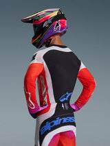 TECHSTAR KNIF JERSEY - LIGHT GRAY/ORANGE FLUO/BLACK