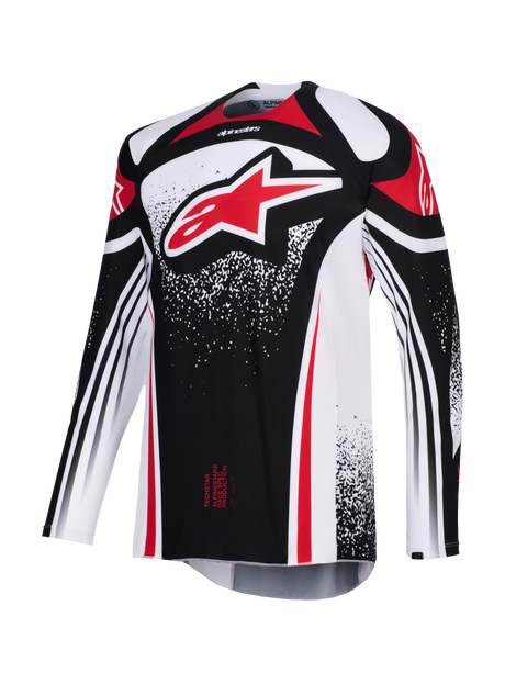 TECHSTAR NOMUR JERSEY - BLACK/WHITE/RED Alpinestars motocross kit