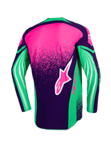 TECHSTAR NOMUR JERSEY - DEEP PURPLE/GREEN/PINK FLUO