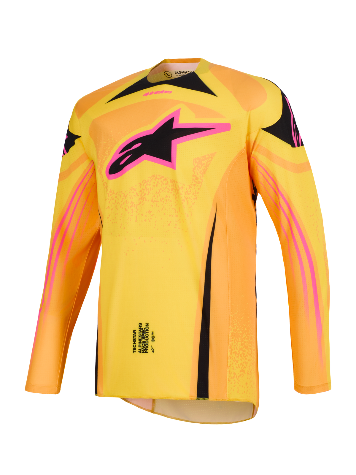 TECHSTAR NOMUR JERSEY - ORANGE/YELLOW/PINK Alpinestars motocross kit