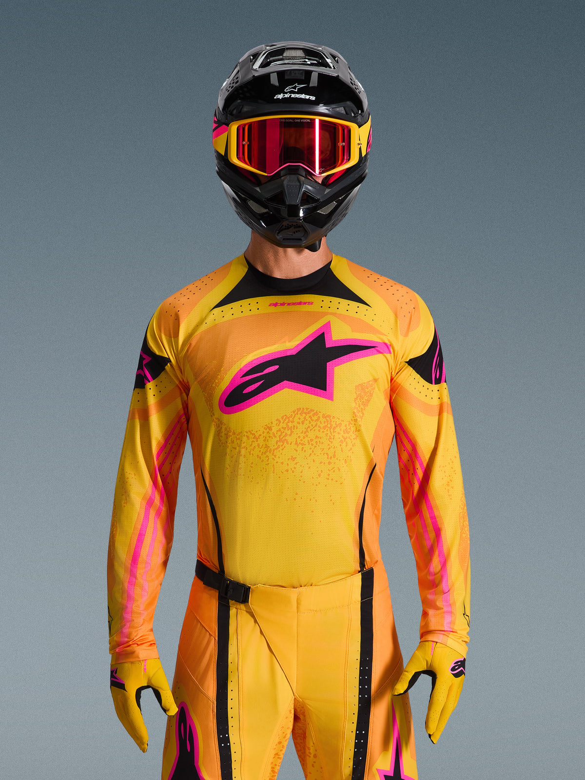 TECHSTAR NOMUR JERSEY - ORANGE/YELLOW/PINK