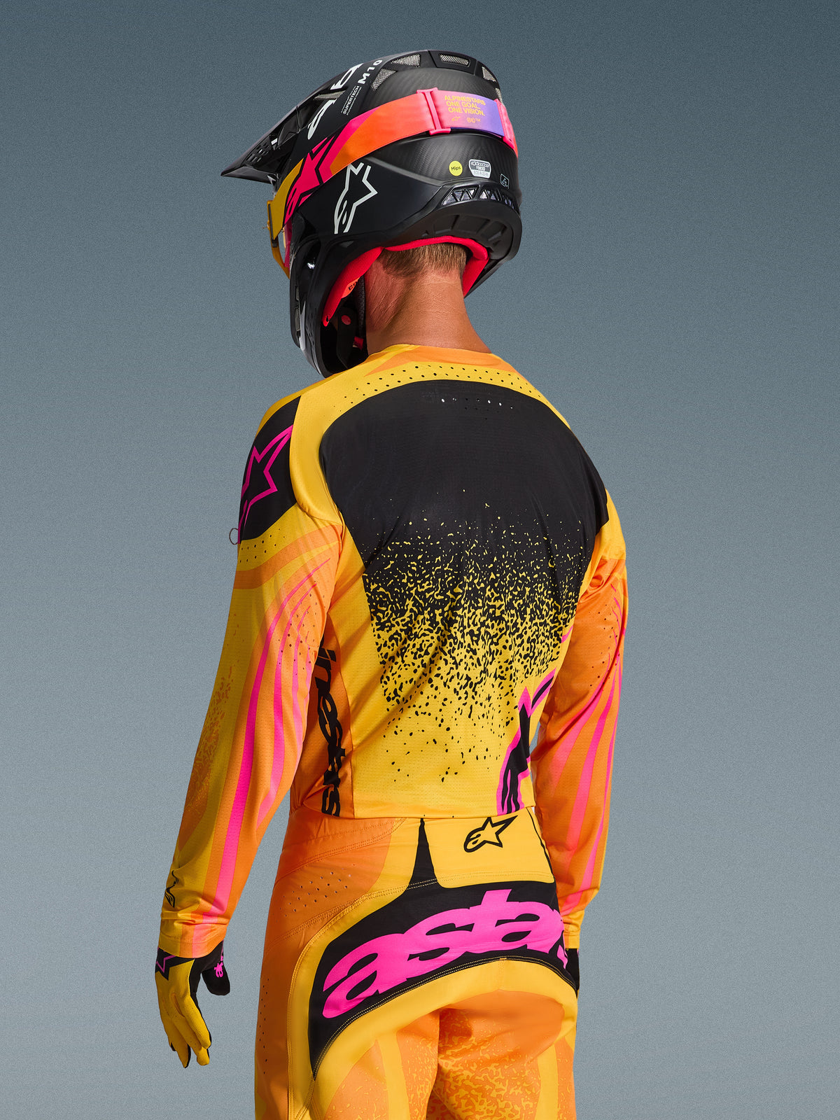 TECHSTAR NOMUR JERSEY - ORANGE/YELLOW/PINK