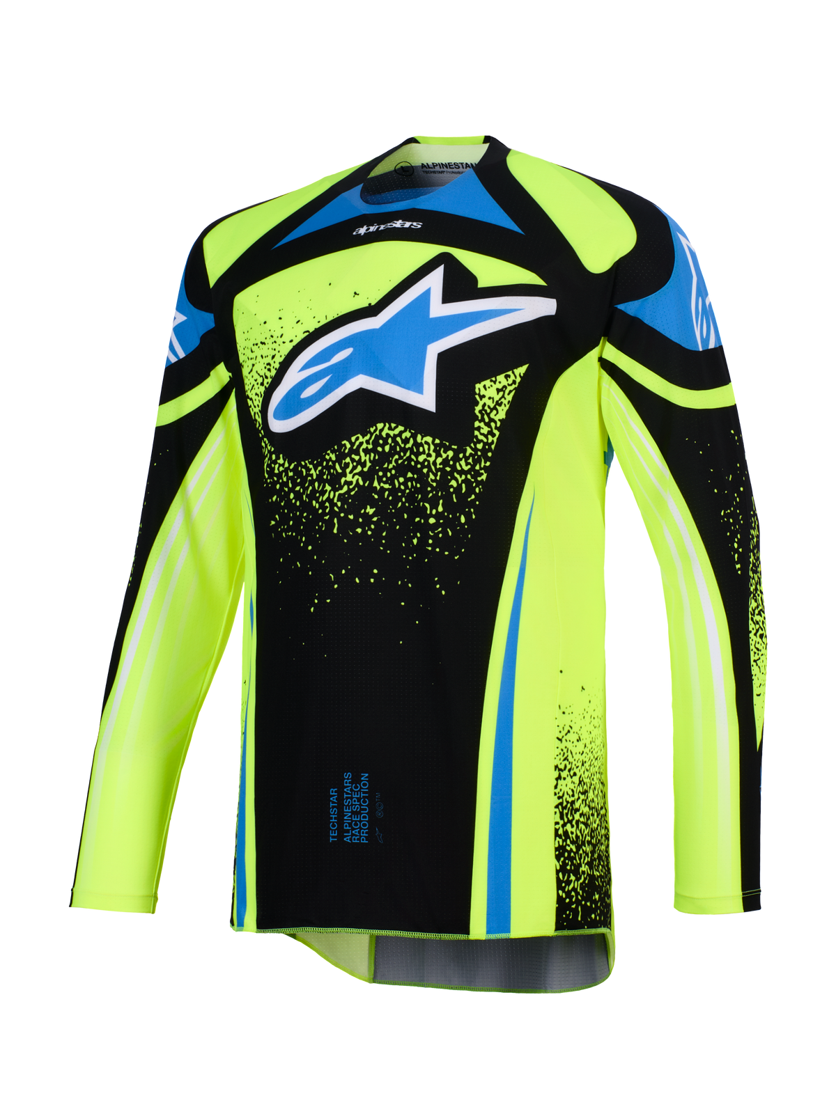 TECHSTAR NOMUR JERSEY - DK NAVY/YLLW FL/UCLA BLUE Alpinestars motocross kit
