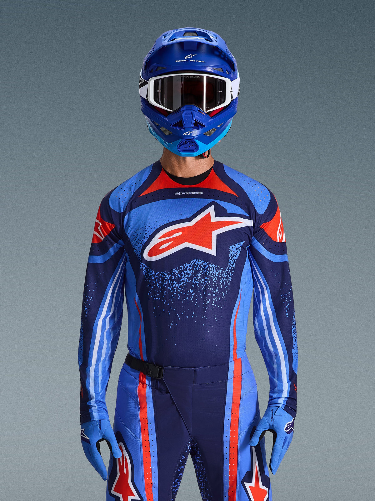 TECHSTAR NOMUR JERSEY - DARK NAVY/ORANGE/UCLA BLUE