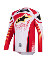 TECHSTAR NOMUR JERSEY - LIGHT GRAY/RED/BLACK Alpinestars motocross kit